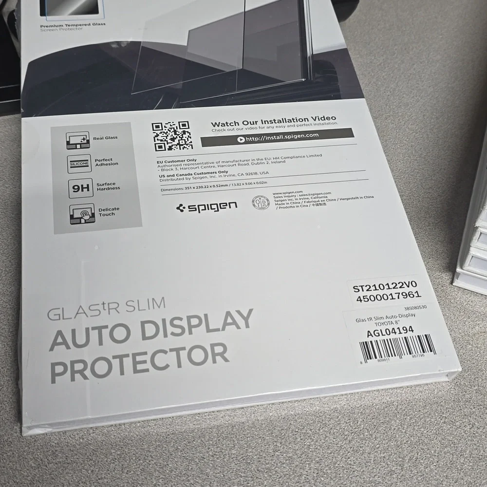 Lot Of 5 Spigen Black Screen Protector for 8